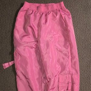 Pink splash pants